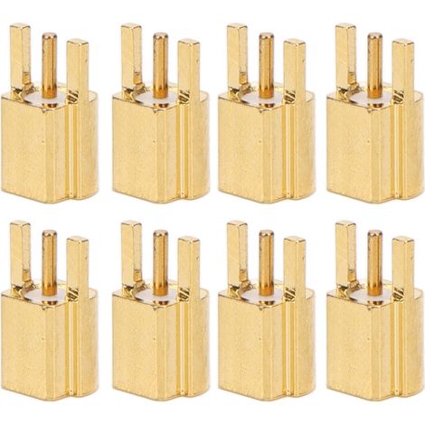 Lot de 10 connecteurs MMCX femelles à 3 broches, coaxial RF, matériau OFC, 50 ohms (1/5)