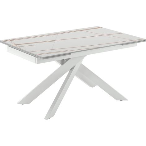 Tabouret moderne Alex avec vérin à gaz, assise ergonomique en tissu beige facile à nettoyer et structure en métal noir - Gamme Alex (1/3)