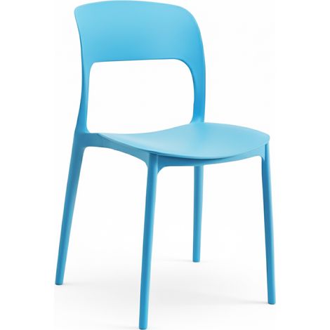 SEDIA MARTE IN POLIPROPILENE Azzurro - 1 Sedia