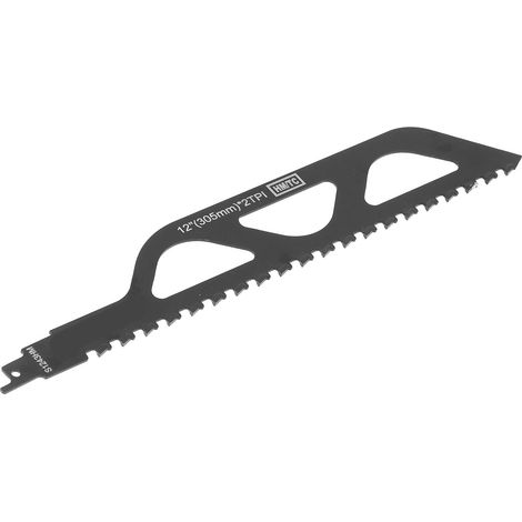 Lame de scie sabre en alliage carbure-tungstène pour découpe maçonnerie, bois, béton cellulaire et brique, lot de plusieurs tailles. (1/5)