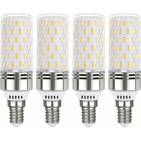 Ampoule LED E14 Blanc Froid, 12W équivalent 100W Ampoule Incandescente, 6000K Ampoules LED Culot Edison à vis E14, Angle du Faisceau 360°, Non-Dimmable, Lot de 4-RAPANDA (1/5)