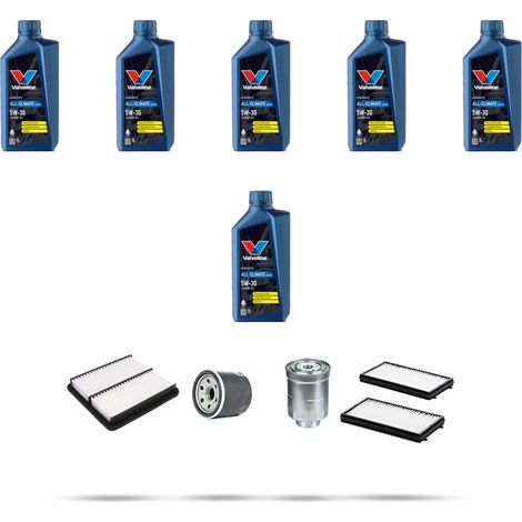 Kit tagliando 4 FILTRI e 6L OLIO compatibile con Mazda 3 (BL) 2.2 CD 110kw dal 2010 (1/5)