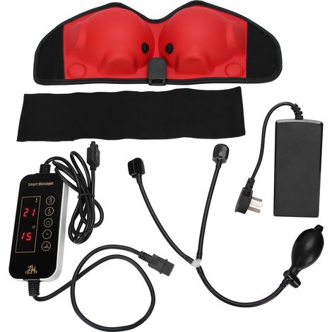 Soutien-gorge massant chauffant vibrant rechargeable électrique pour seins, prise AU 250V (1/5)