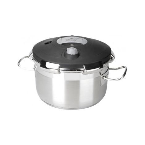 Olla a presión Lacor luxe capacidad 23 litros acero inoxidable