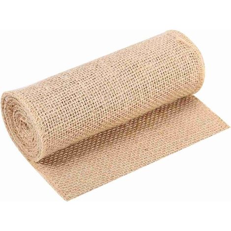 Rustic Burlap Table Runner for Crafts Chair Home Wedding Party 15 x 200 cm MUMU (1/3)