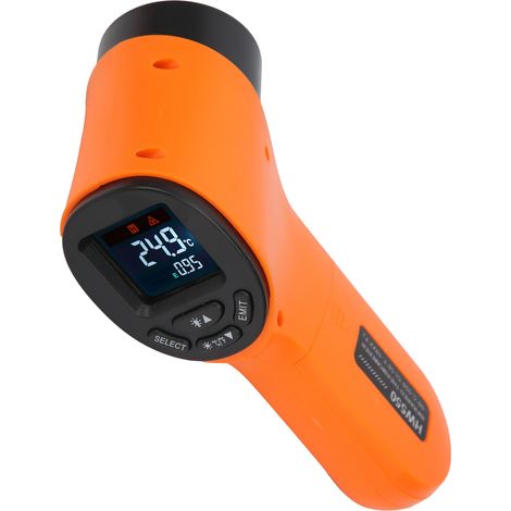 Pistolet de mesure de température sans contact infrarouge portable HW550 (orange) (1/5)