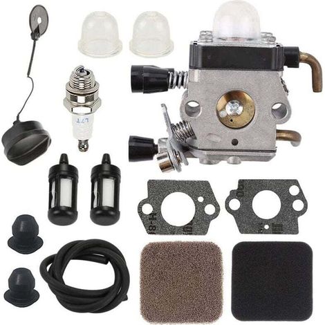 Kit Carburateur Compatible Stihl FS75 FS80 HS75 HS80 HS85 HL75 FH75 HT70 HT75 KM80 KM85 SP80 SP85 FC85 (1/4)