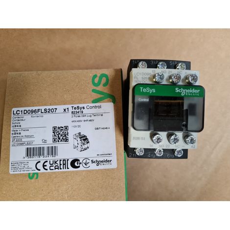 LC1D096FLS207 - 110V DC 4kW SCHNEIDER Contacteur ( LC1D09FL )