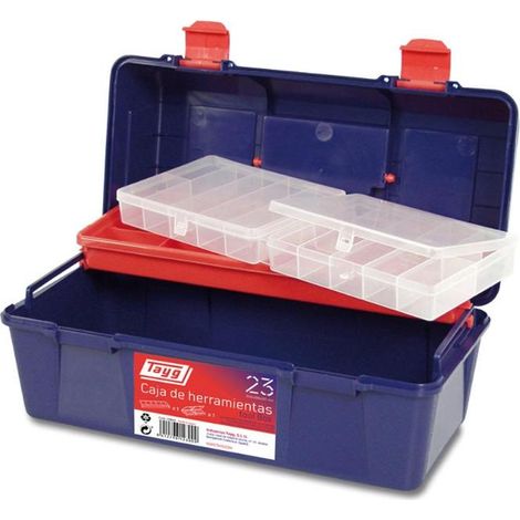 Caja herramientas con bandeja+estuche 123009-23 Tayg 356X184X163MM