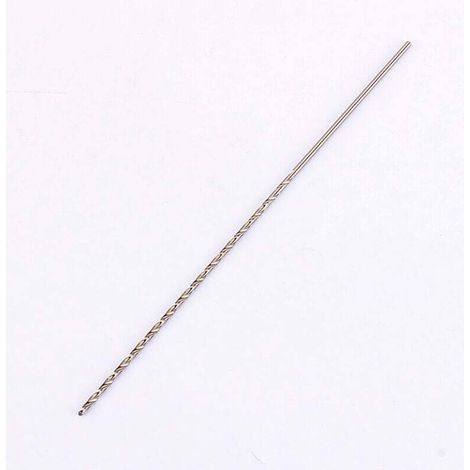 Foret hélicoïdal à tige droite extra-longue de 2 mm et 160 mm en acier rapide (HSS) , conçu pour les applications à percussion. Foret hélicoïdal