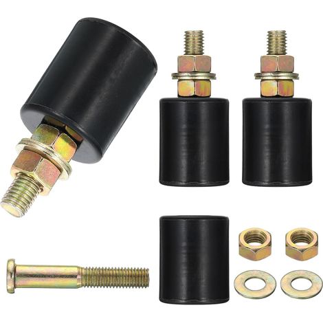 4Pcs 1.57" x 1.89" L x H Roulettes de Guidage pour Poulie Noir (1/5)