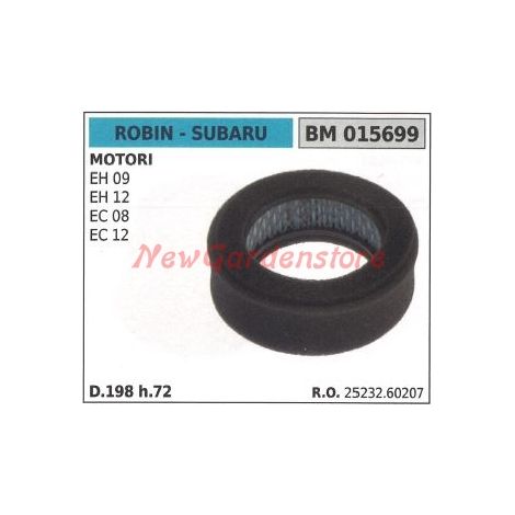 Filtro aria ROBIN per motore rasaerba EH 09 12 EC 08 12 015699
