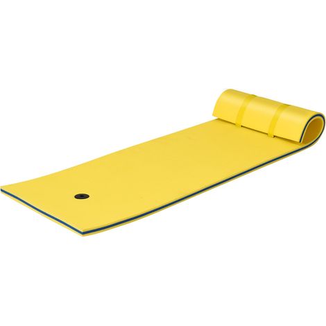 Materassino galleggiante in schiuma XPE 210x66 cm 3 strati con elastico da 1,5 m, portata 60 kg 200001267
