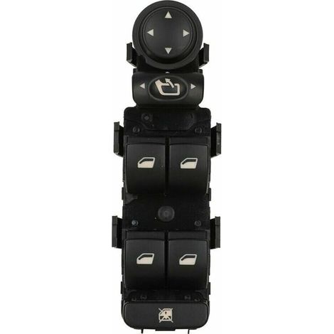 Interrupteur de vitre électrique avant gauche pour Peugeot 407, 307, 308, Citroën C4, C5 (2004–2015), compatible avec système d’ouverture/fermeture manuel et électrique (1/5)