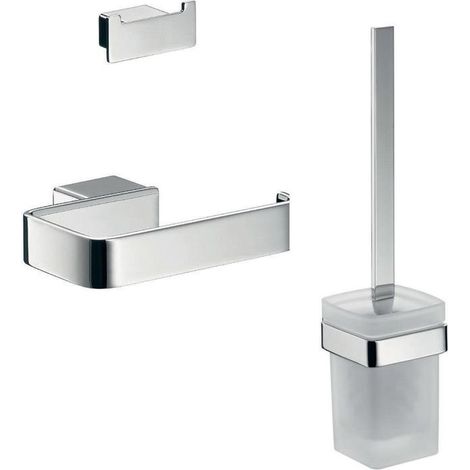 emco loft WC-Set, Papierhalter ohne Deckel, chrom, 059800102 (1/2)