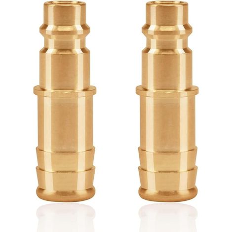 2pcs 13mm Compressed Air Coupling / 13mm Brass Compressed Air Connector DN13 (1/4)