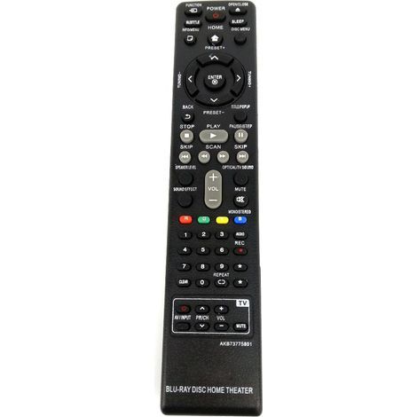 Télécommande de Remplacement AKB73775801 pour LG Blu-Ray Disc Home Cinéma BH5140S BH5140 LHB655 BH4030S BH6530TW BH5440P LHB655FB (1/4)