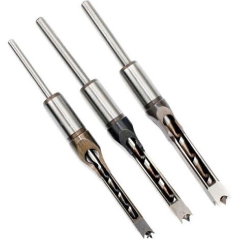 Foret à trou carré, haute dureté, ciseau à mortaiser efficace pour le travail du bois, 6.4mm/1,4 pouces (1/5)