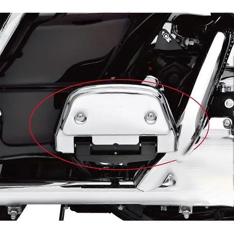 Revêtement de repose-pieds tête de mort pour motos Harley Touring 2006-2022, Dyna 1986-2022, FL Softail 1987 et suivantes, Touring et Trike (1/5)