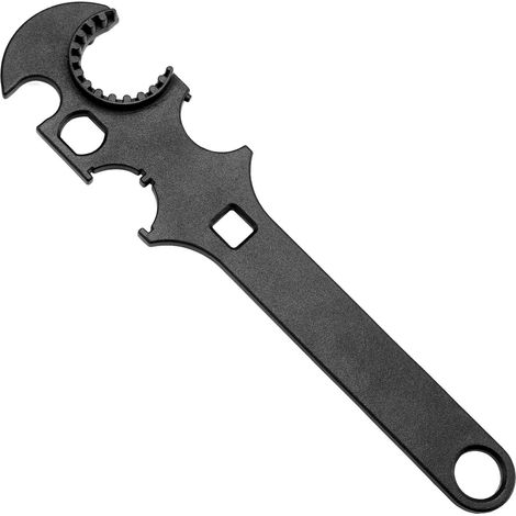 Castle Nut Wrench - Alloy Steel - 290 mm x 65 mm x 18 mm - For Plumbing Pipe Fitting Fishing Rod Maintenance - 1 Piece (1/5)