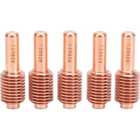 5Pièces Bec Coupeur Plasma Consommables Électrode Pointe Remplacement 120926 (1/5)