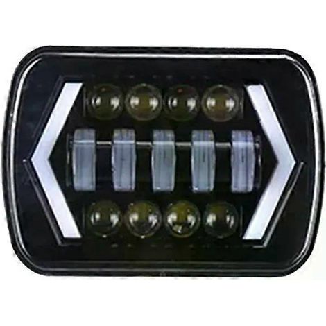 Phares LED 5x7 6x7 H4 Jeep Blanc Ambre Flèches 4x4 Yj Xj( ) (1/5)