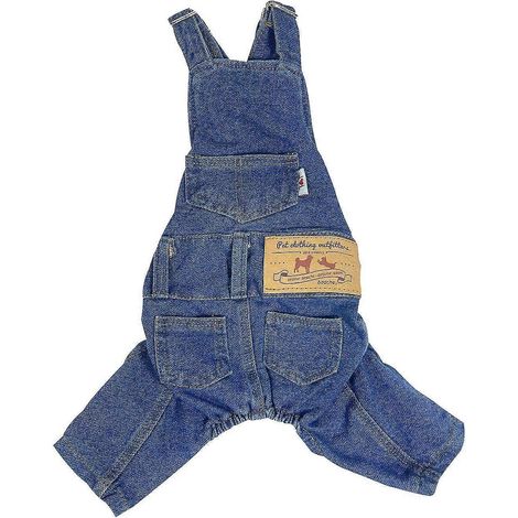 Vêtements et costumes pour chiens, salopettes en jean pour animaux de compagnie, pantalons tendance pour animaux. (1/5)