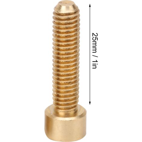 Vis à tête cylindrique creuse M6 en cuivre pur, M625 mm (1/5)