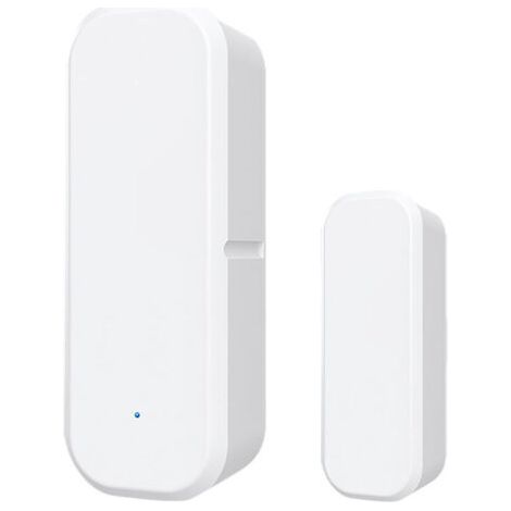 Capteur de porte WiFi : détecteur intelligent d’ouverture/fermeture, sans fil pour les systèmes Windows, avec alertes de notification d’application pour la sécurité (pile non incluse). (1/4)
