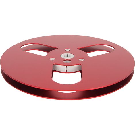 Bobine magnétique 7 pouces en alliage d'aluminium résistant au vent, 3 trous pour enregistrement Nab, format 1/4 pouce.