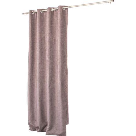 Rideau occultant FLOPPY 140 x 240 cm coloris MARRON GLACE (1/2)
