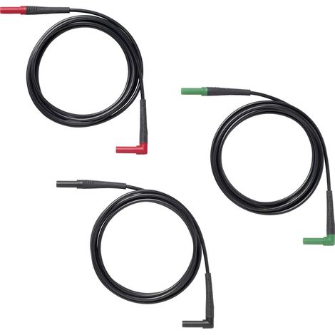 Fluke TL324-RGB Set de cordons de mesure fiche mâle fiche mâle 2 m rouge, noir, vert 1 pc(s) (1/2)