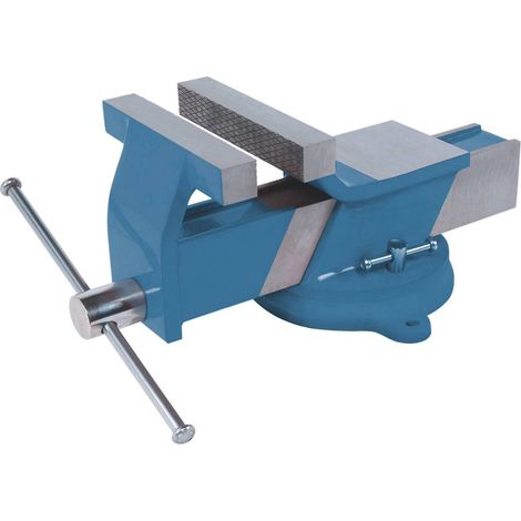 Tornillo de banco de acero 125 mm con yunque y base giratoria de 360 º para bricolaje,taller,mecanico,industria,tareas de mantenimiento,proyectos de construccion