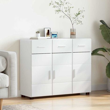 Aparador FLORIN 88,5 x 30,5 x 73 cm Madera de ingeniería (1/5)
