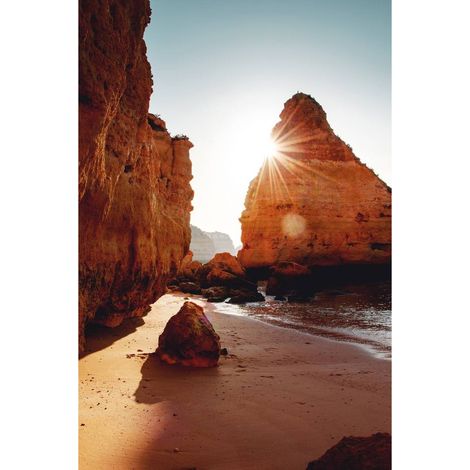 Tableau sur toile praia marinha 30x45 cm - Impression sur Toile Murale Décorative - Image imprimée en HD sur Toile - Toile sur Châssis en Bois FSC - Fabriqué en France (1/5)