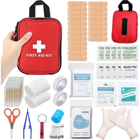 Erste Hilfe Set 102 Teile Outdoor & Notfall Kompakt & Tragbar