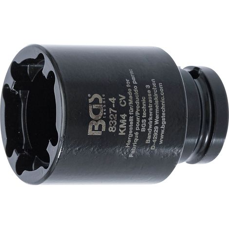 BGS Llave de tuercas ranuradas con pivote interior KM4 - 8327-4 (1/2)