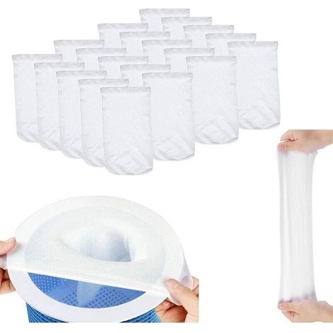 15 pcs Chaussette Skimmer Piscine,Chaussette Skimmer,Chaussettes Filtre Panier,pour Filet Pool Surface,Filtrante Floculant Net (1/4)