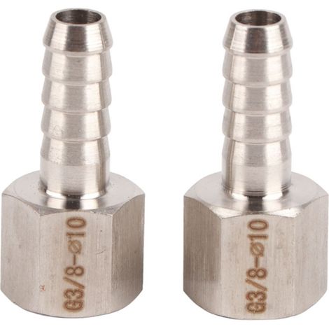 Stück 3/8 Zoll BSPP Innengewinde-Verbinder Schlauchtülle Pneumatik-Schnellkupplungsverbinder (3/8 Zoll – 10 mm) (1/5)