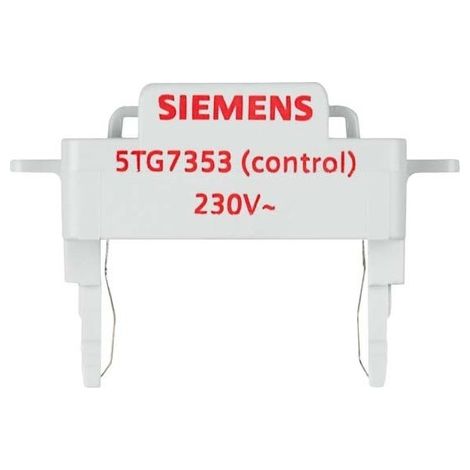 Siemens DELTA Interruptor y pulsador Inserto luminoso LED para función de control 230V/50Hz, rojo, 5TG7353