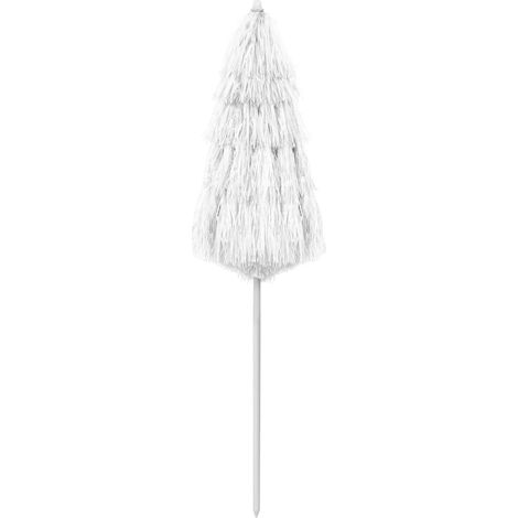 Maison Exclusive - Ombrellone da Spiaggia Hawaii Bianco 180 cm