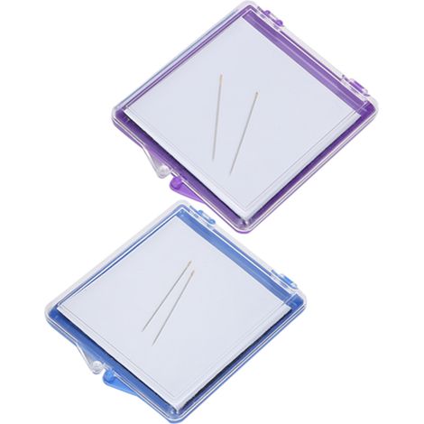 2er-Pack magnetische Nähnadelkissen, Aufbewahrungsetui für Stecknadeln, DIY-Hilfswerkzeuge, multifunktional, Kunststoff (1/5)