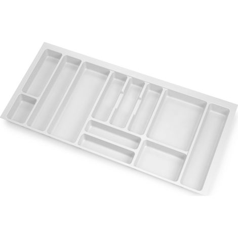 Emuca Optima Besteckorganizer weiß für Küchenschubladen (1/5)