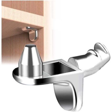 Shelf Cleat 5 mm 30 pieces Shelf Brackets with Fixed Angle and Dupport Angle, Shelf Brackets, Shelf Bracket, Shelf Brackets - 5 mm Shelf Brackets Suitable for Cabinets (1/4)