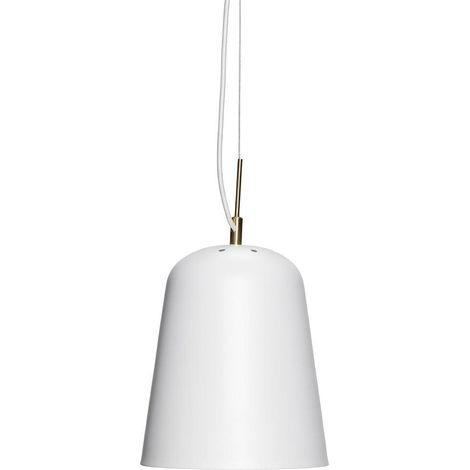 Hubsch Interior Moving sospensione bianca e ottone 22 cm (1/3)