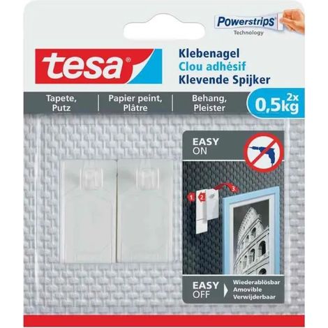 Ruban adhésif tesa 0,5 kg pack de 2 adhésion forte application facile