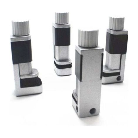 4 Pièces Pince pour Écran de Smartphone,Pinces D'écran Clip De Fixation,Kit de Fixation pour Réparation d'Écran Réglable avec Tapis en Caoutchouc Antidérapant pour Smartphone,Ordinateur (1/4)