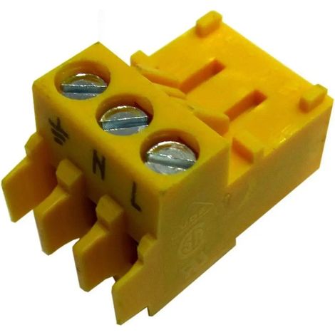 BOSCH Borne de raccordement 3 pôles jaune everp, 7747026994