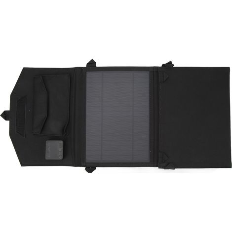Chargeur solaire 21 W étanche, monocristallin ETFE, alimentation pour téléphone portable, idéal pour le camping et les activités de plein air, 3 volets, 5 V (1/5)