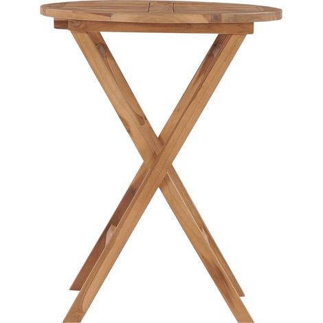 Maison Exclusive - Gartentisch Klappbar 60 cm Massivholz Teak (1/5)